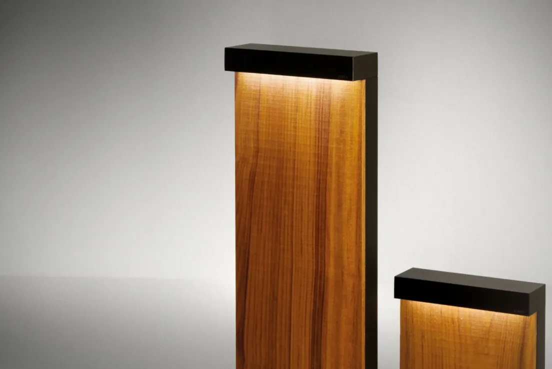 MINI-LOOK BOLLARD WOOD SINGLE EMISSION H. 580mm