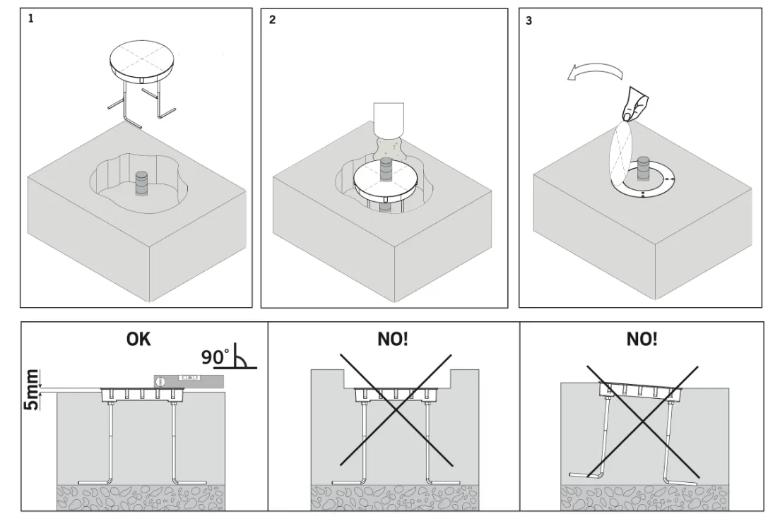 FLANGE FOR BOLLARD