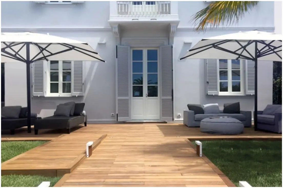 MINI-LOOK BOLLARD WOOD SINGLE EMISSION H. 580mm