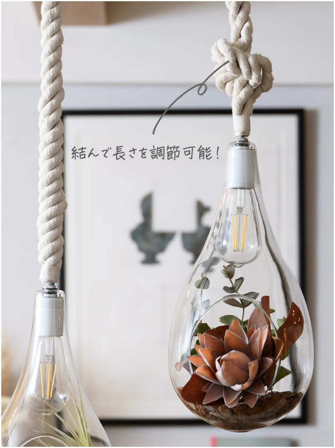 BOTANIC HANGING LIGHT with FAKEGREEN